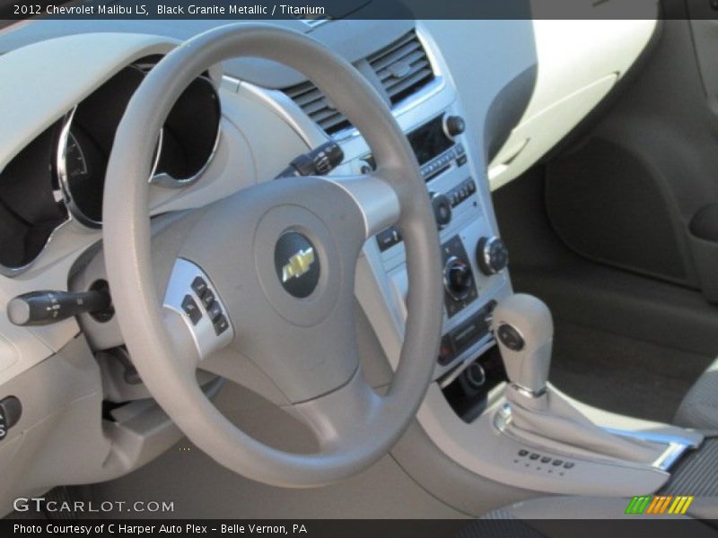 Black Granite Metallic / Titanium 2012 Chevrolet Malibu LS