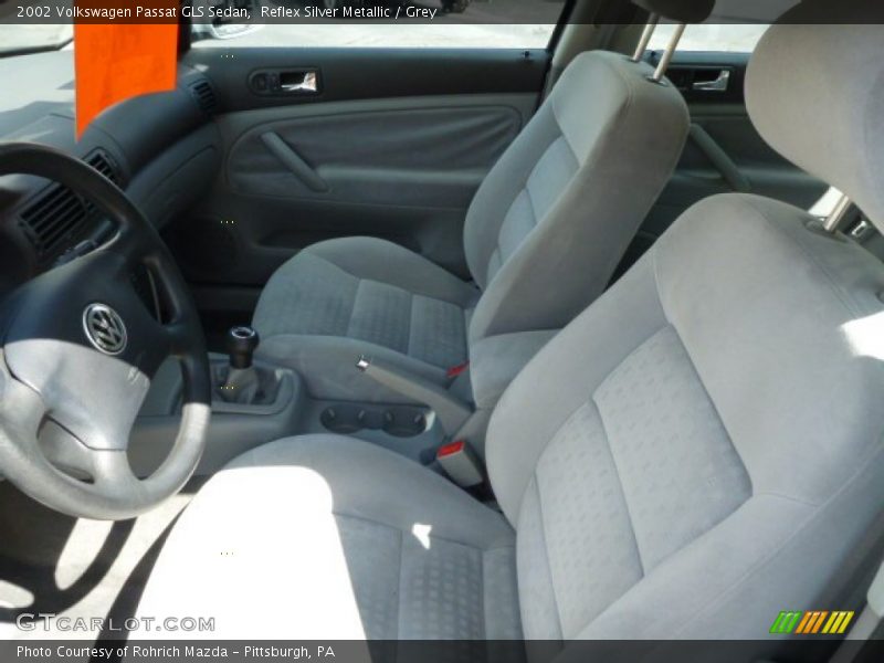 Reflex Silver Metallic / Grey 2002 Volkswagen Passat GLS Sedan