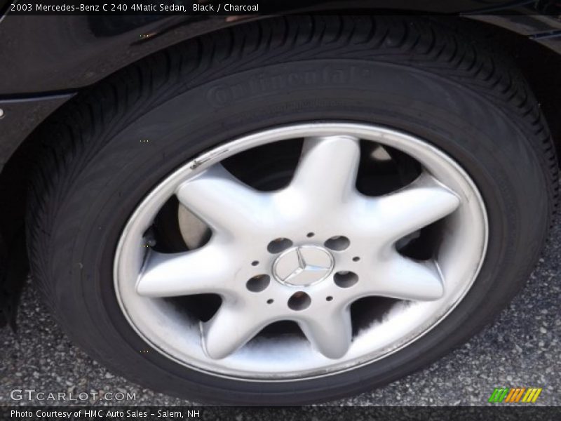 Black / Charcoal 2003 Mercedes-Benz C 240 4Matic Sedan
