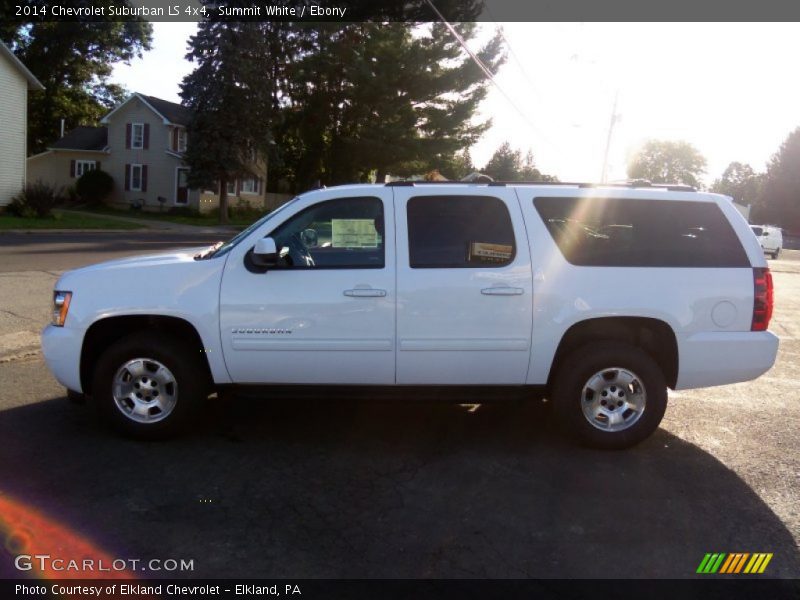Summit White / Ebony 2014 Chevrolet Suburban LS 4x4