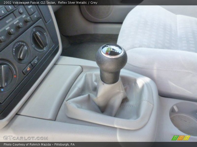 Reflex Silver Metallic / Grey 2002 Volkswagen Passat GLS Sedan