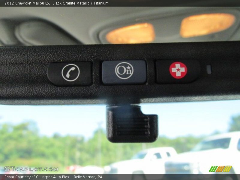 Black Granite Metallic / Titanium 2012 Chevrolet Malibu LS