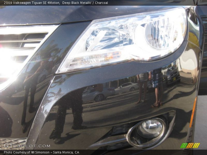 Deep Black Metallic / Charcoal 2009 Volkswagen Tiguan SE 4Motion