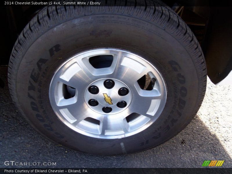 Summit White / Ebony 2014 Chevrolet Suburban LS 4x4