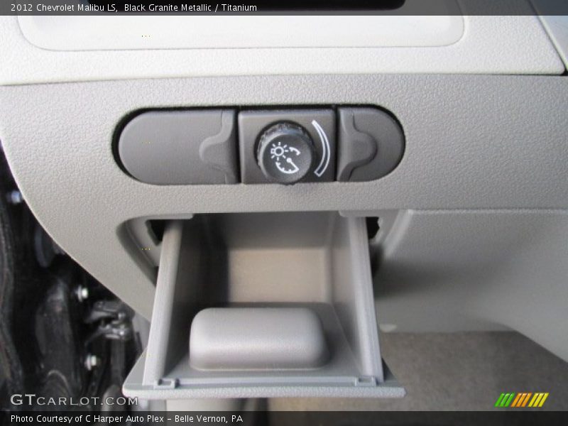 Black Granite Metallic / Titanium 2012 Chevrolet Malibu LS