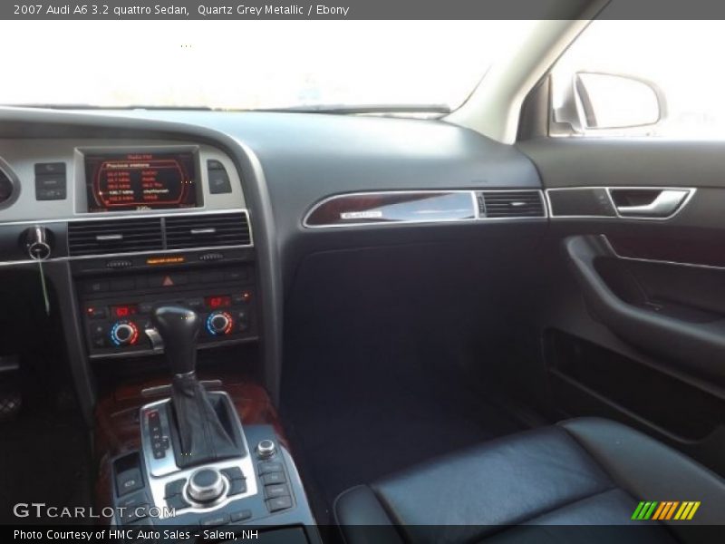 Quartz Grey Metallic / Ebony 2007 Audi A6 3.2 quattro Sedan