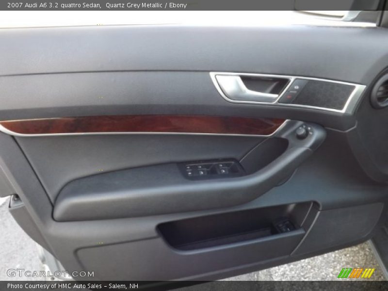 Quartz Grey Metallic / Ebony 2007 Audi A6 3.2 quattro Sedan