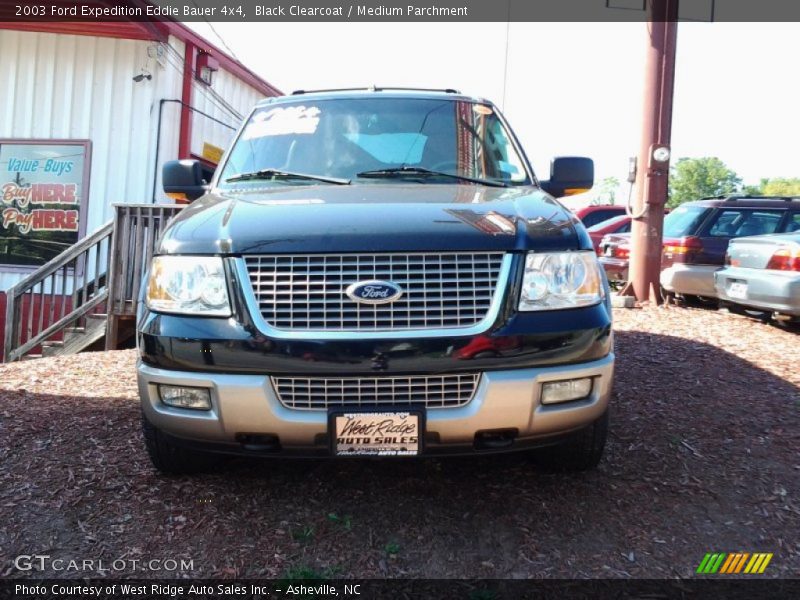 Black Clearcoat / Medium Parchment 2003 Ford Expedition Eddie Bauer 4x4
