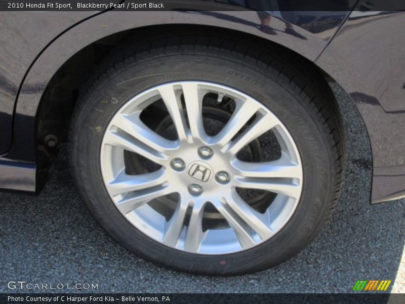 Blackberry Pearl / Sport Black 2010 Honda Fit Sport