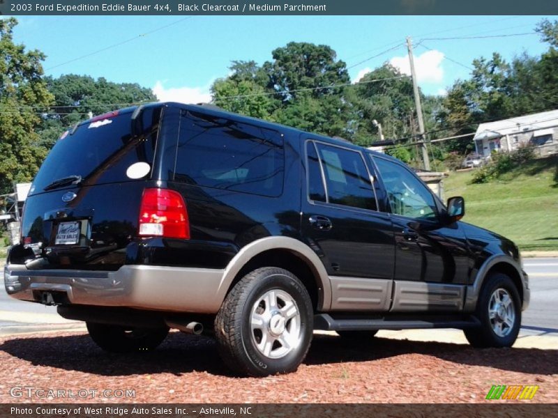 Black Clearcoat / Medium Parchment 2003 Ford Expedition Eddie Bauer 4x4