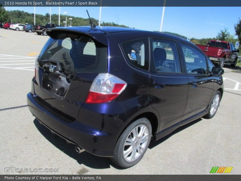 Blackberry Pearl / Sport Black 2010 Honda Fit Sport