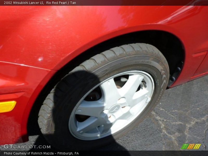 Rio Red Pearl / Tan 2002 Mitsubishi Lancer LS