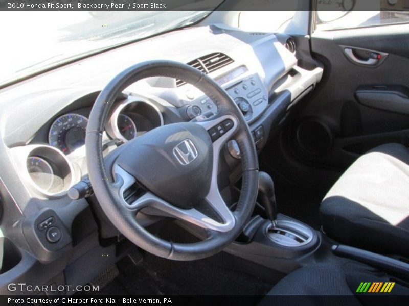 Blackberry Pearl / Sport Black 2010 Honda Fit Sport