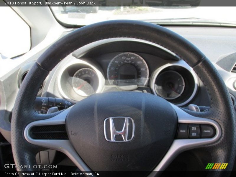 Blackberry Pearl / Sport Black 2010 Honda Fit Sport