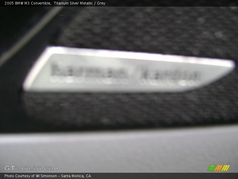 Titanium Silver Metallic / Grey 2005 BMW M3 Convertible