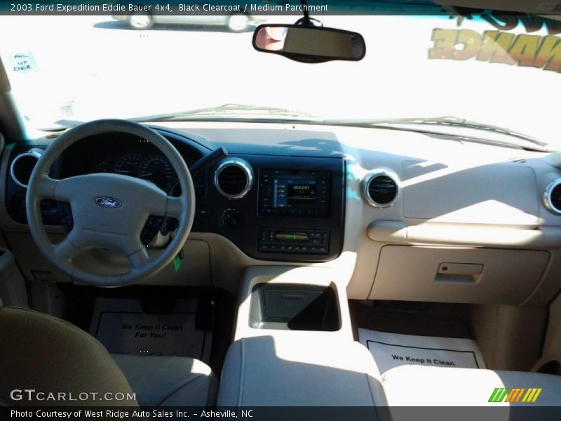 Black Clearcoat / Medium Parchment 2003 Ford Expedition Eddie Bauer 4x4