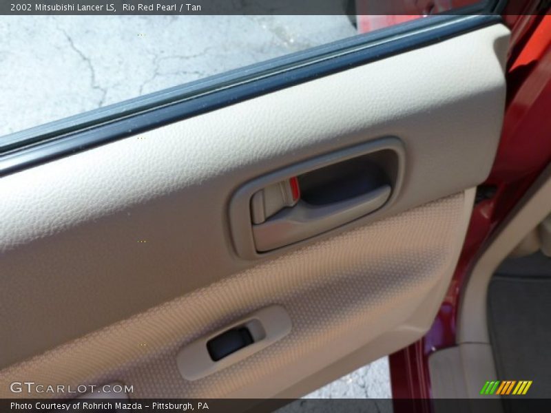 Rio Red Pearl / Tan 2002 Mitsubishi Lancer LS