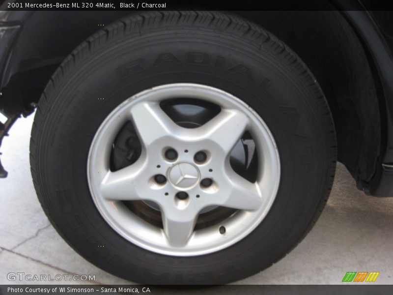 Black / Charcoal 2001 Mercedes-Benz ML 320 4Matic
