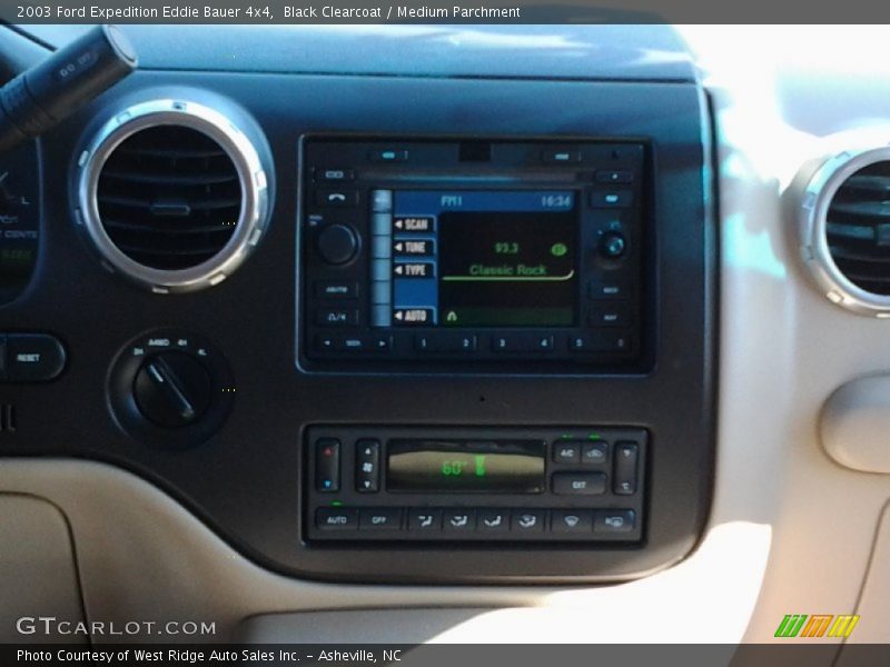 Black Clearcoat / Medium Parchment 2003 Ford Expedition Eddie Bauer 4x4