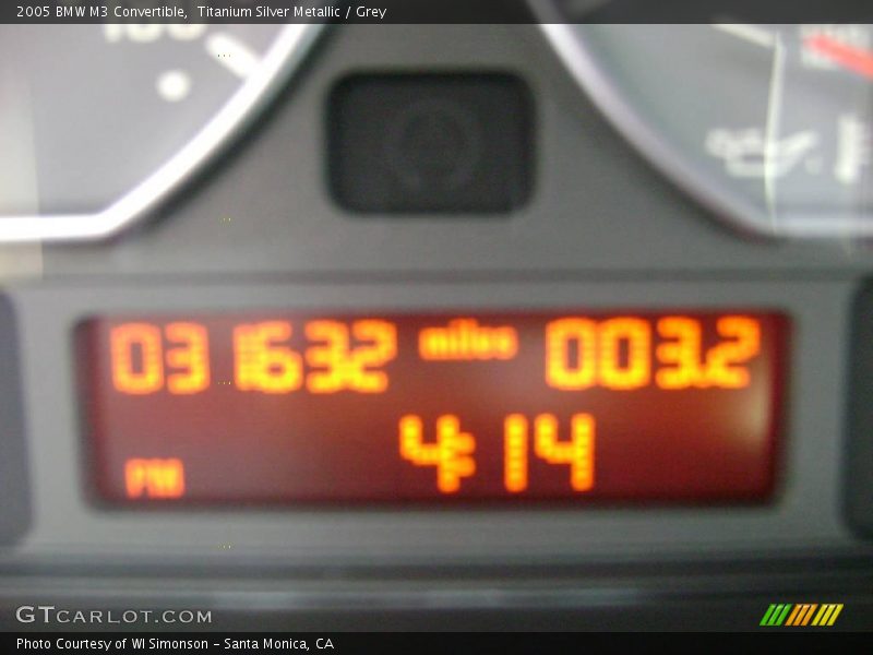 Titanium Silver Metallic / Grey 2005 BMW M3 Convertible