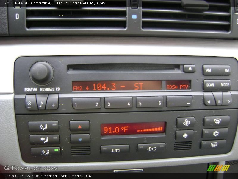 Titanium Silver Metallic / Grey 2005 BMW M3 Convertible