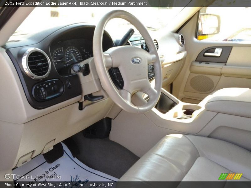 Black Clearcoat / Medium Parchment 2003 Ford Expedition Eddie Bauer 4x4
