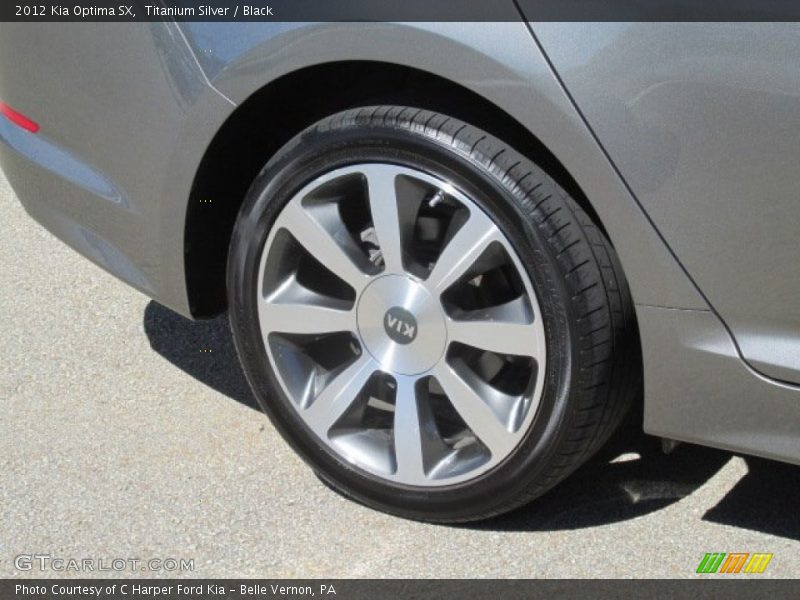 Titanium Silver / Black 2012 Kia Optima SX