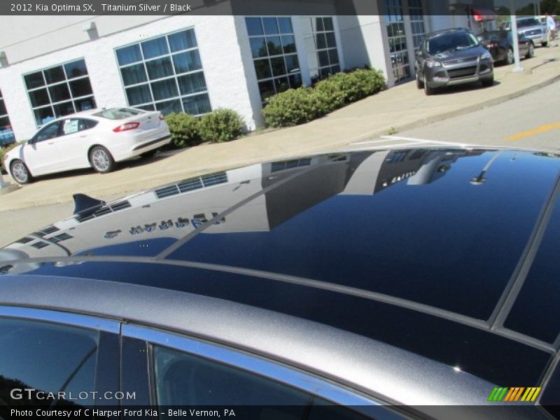 Titanium Silver / Black 2012 Kia Optima SX