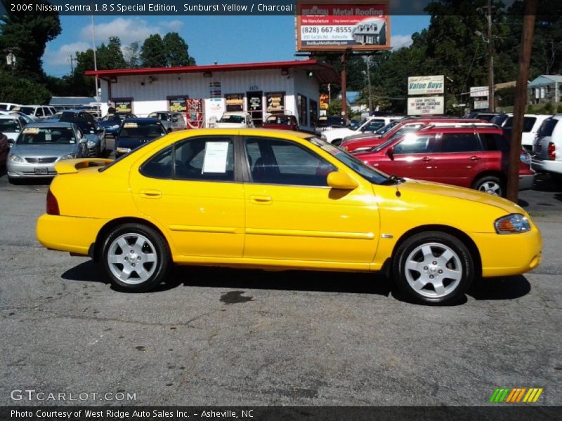 Sunburst Yellow / Charcoal 2006 Nissan Sentra 1.8 S Special Edition