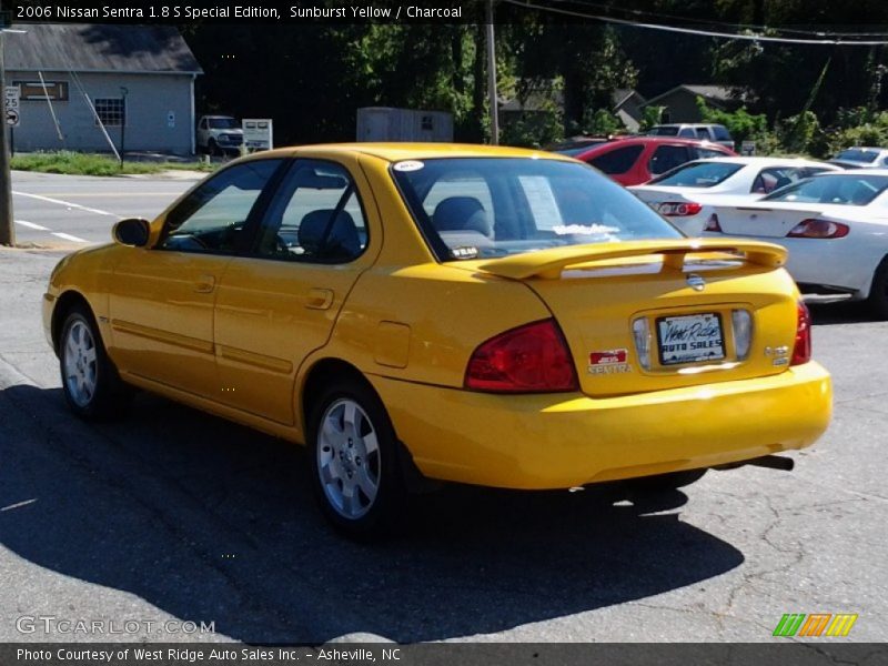 Sunburst Yellow / Charcoal 2006 Nissan Sentra 1.8 S Special Edition