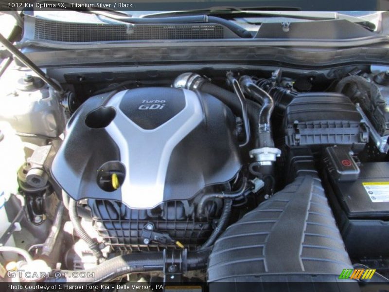 Titanium Silver / Black 2012 Kia Optima SX