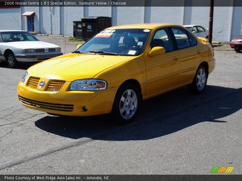Sunburst Yellow / Charcoal 2006 Nissan Sentra 1.8 S Special Edition