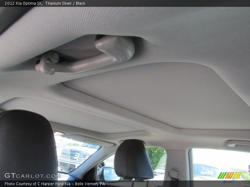 Titanium Silver / Black 2012 Kia Optima SX