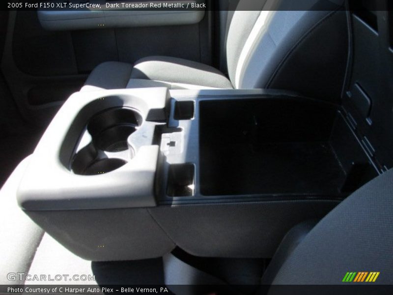 Dark Toreador Red Metallic / Black 2005 Ford F150 XLT SuperCrew