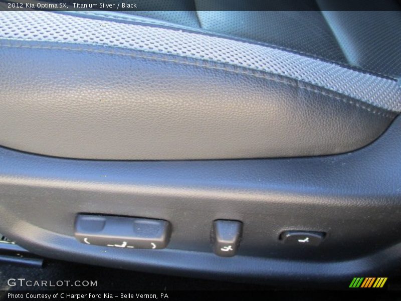 Titanium Silver / Black 2012 Kia Optima SX