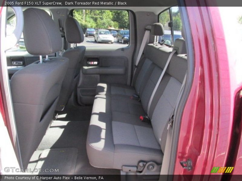 Dark Toreador Red Metallic / Black 2005 Ford F150 XLT SuperCrew