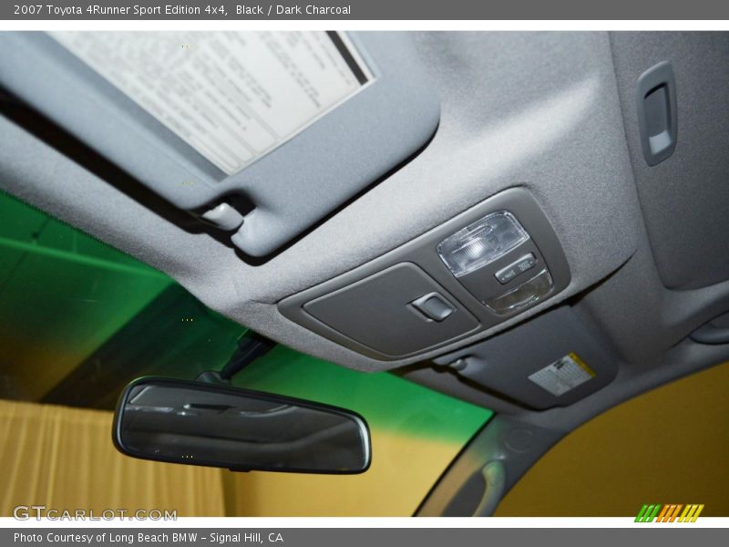 Black / Dark Charcoal 2007 Toyota 4Runner Sport Edition 4x4