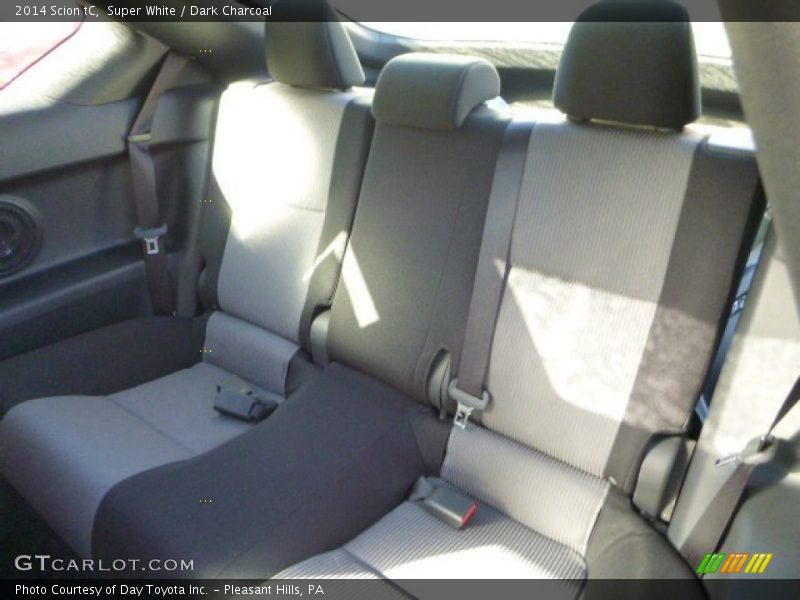 Super White / Dark Charcoal 2014 Scion tC