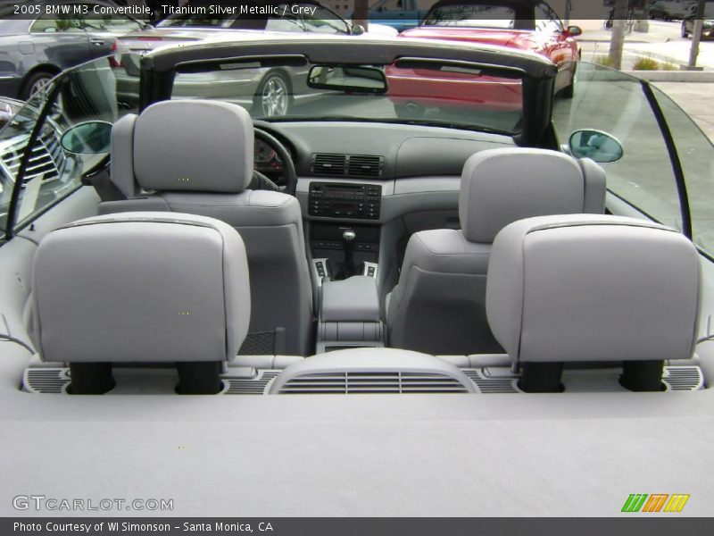 Titanium Silver Metallic / Grey 2005 BMW M3 Convertible