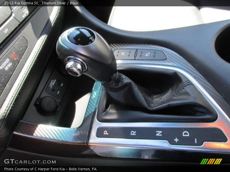 Titanium Silver / Black 2012 Kia Optima SX