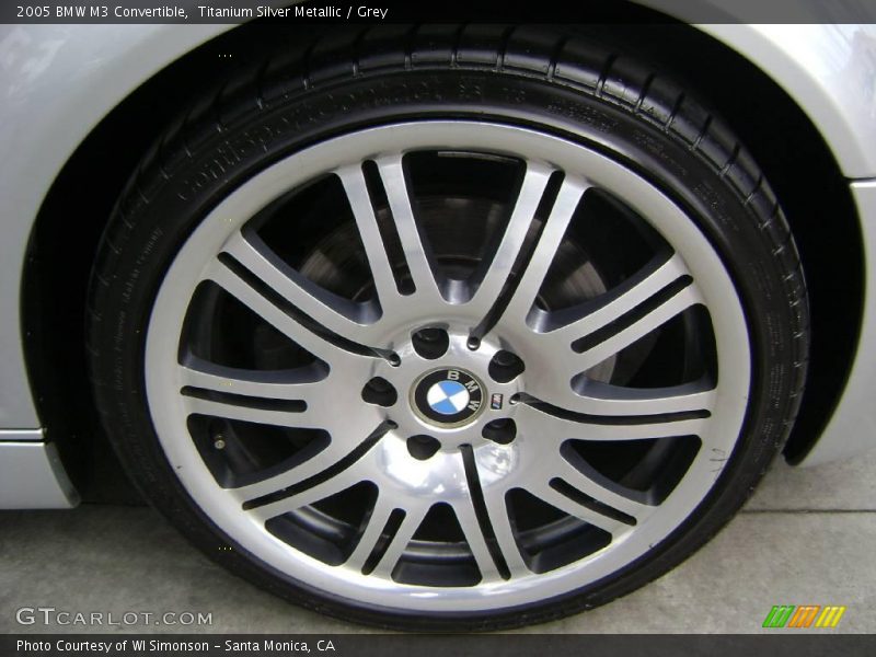 Titanium Silver Metallic / Grey 2005 BMW M3 Convertible