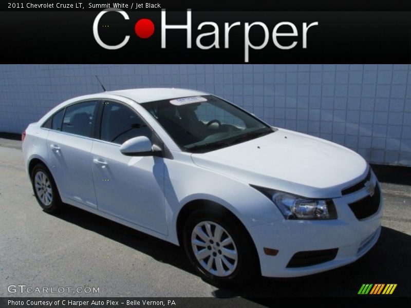 Summit White / Jet Black 2011 Chevrolet Cruze LT