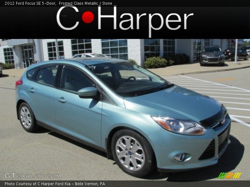 Frosted Glass Metallic / Stone 2012 Ford Focus SE 5-Door