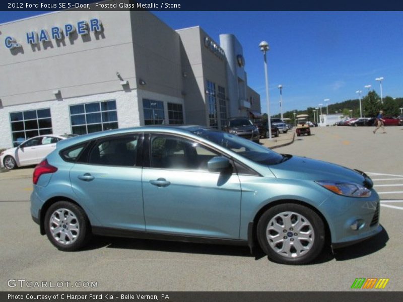 Frosted Glass Metallic / Stone 2012 Ford Focus SE 5-Door