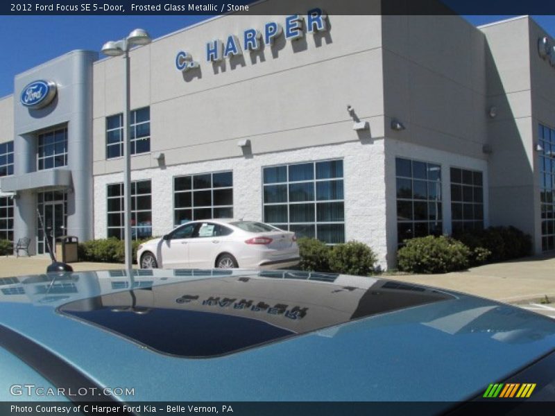 Frosted Glass Metallic / Stone 2012 Ford Focus SE 5-Door