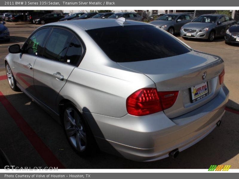 Titanium Silver Metallic / Black 2011 BMW 3 Series 335i Sedan