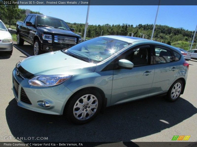 Frosted Glass Metallic / Stone 2012 Ford Focus SE 5-Door