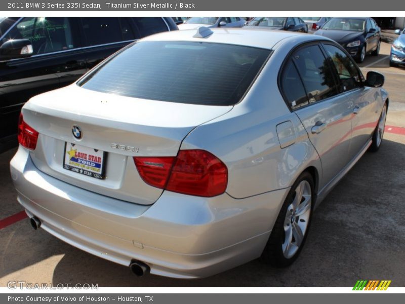 Titanium Silver Metallic / Black 2011 BMW 3 Series 335i Sedan