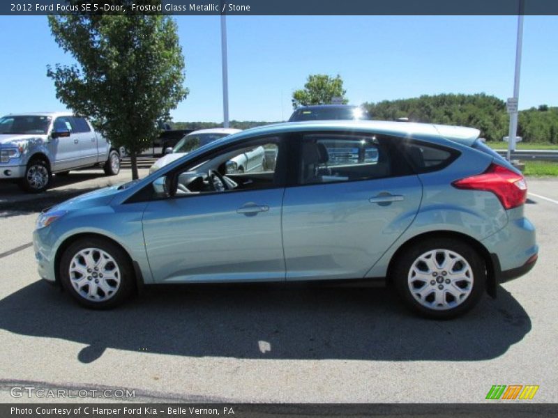 Frosted Glass Metallic / Stone 2012 Ford Focus SE 5-Door