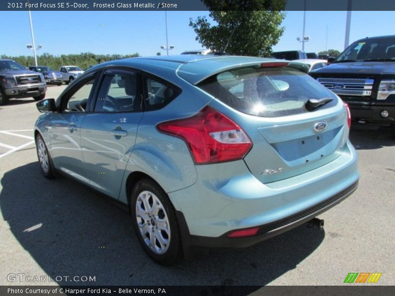 Frosted Glass Metallic / Stone 2012 Ford Focus SE 5-Door